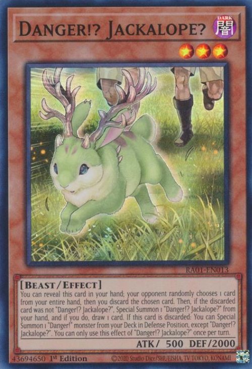 Danger!? Jackalope? (V.1 - Super
Rare)