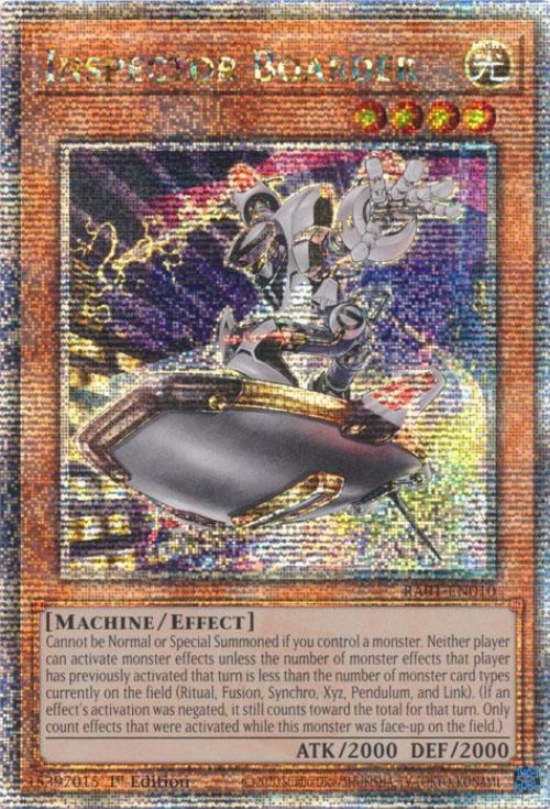 Inspector Boarder (V.5 - Quarter Century Secret
Rare)