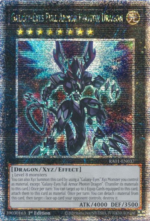 Galaxy-Eyes Full Armor Photon Dragon (V.5 - Quarter
Century Secret Rare)