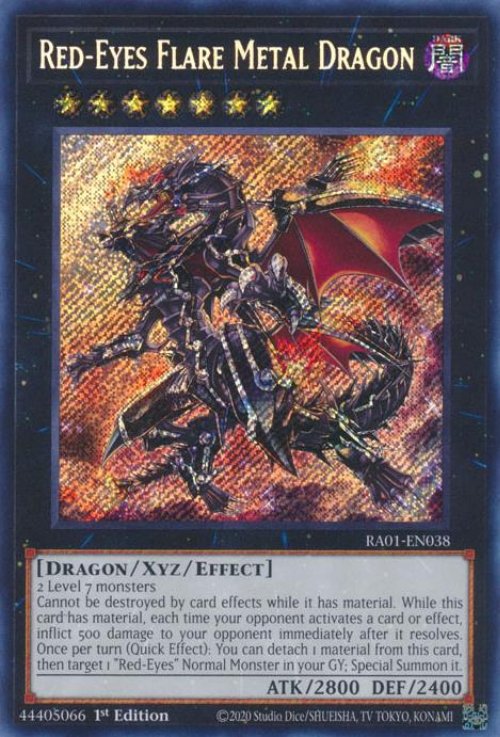 Red-Eyes Flare Metal Dragon (V.3 - Secret
Rare)