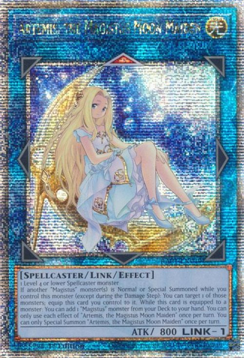 Artemis, the Magistus Moon Maiden (V.5 - Quarter
Century Secret Rare)