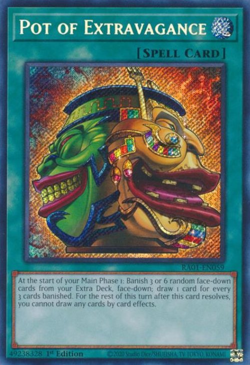 Pot of Extravagance (V.3 - Secret Rare)