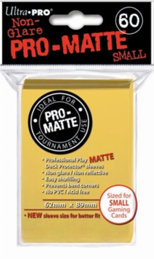 Ultra Pro Japanese Small Size Card Sleeves 60ct
- Matte Yellow