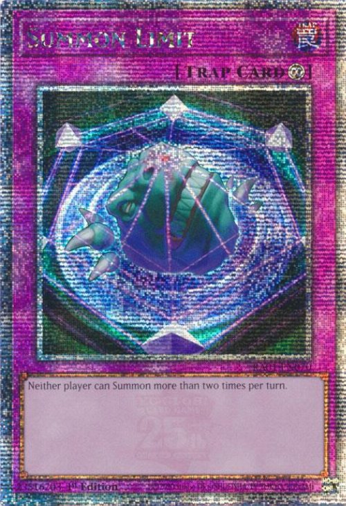 Summon Limit (V.5 - Quarter Century Secret
Rare)