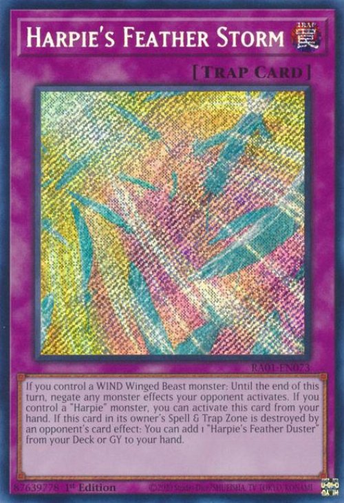 Harpie's Feather Storm (V.3 - Secret
Rare)