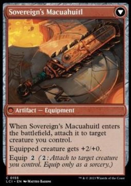 Idol of the Deep King // Sovereign's
Macuahuitl