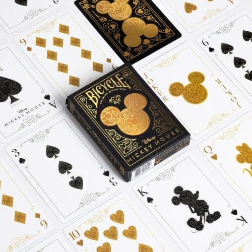 Bicycle - Disney: Black and Gold Mickey Playing
Cards