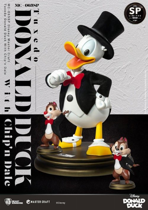 Disney 100th: Master Craft - Tuxedo Donald Duck
(Chip'n und Dale) Statue Figure (40cm) LE999