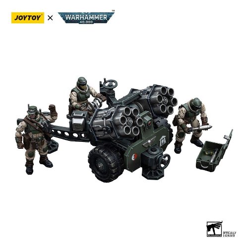 Warhammer 40000 - Astra Militarum Ordnance Team
with Malleus Rocket Launcher 1/18 Action Figure
(12cm)