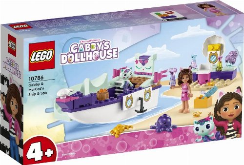 LEGO Toys - Gabby's Dollhouse Gabby &
Mercat's Ship & Spa (10786)