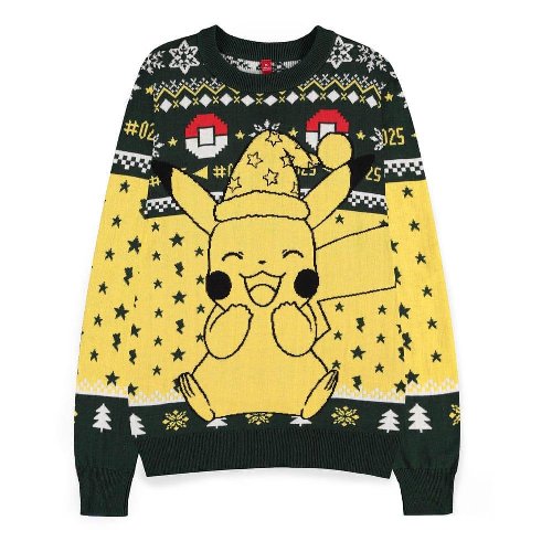 Pokemon - Pikachu Χριστουγεννιάτικο Πουλόβερ
(XL)