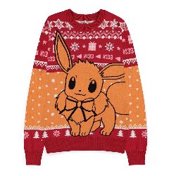 Pokemon - Eevee Brown Ugly Christmas Sweater
(XS)