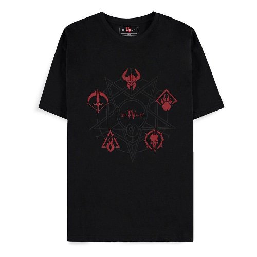 Diablo 4 - Class Icons Black T-Shirt
(L)
