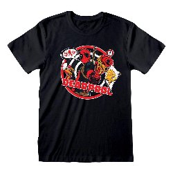 Marvel - Deadpool Badge Black T-Shirt
(S)