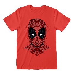 Marvel - Deadpool Tattoo Style Red T-Shirt
(L)