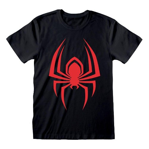 Marvel - Miles Morales Hanging Spider Black T-Shirt
(XL)