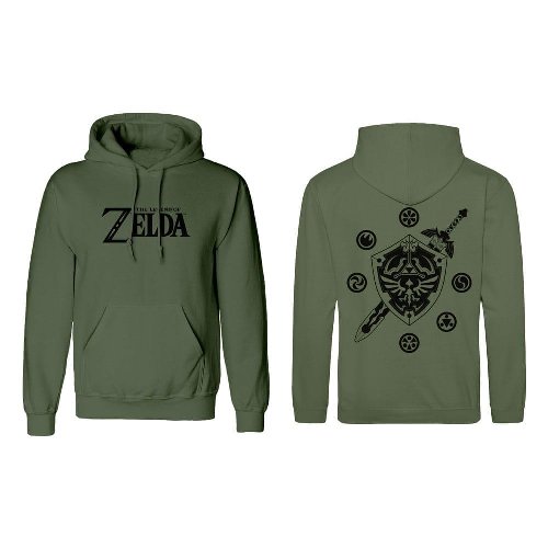 The Legend of Zelda - Logo and Shield Hoodie
(M)