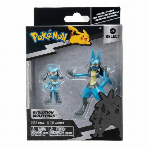 Pokemon: Select - Riolu & Lucario Evolution
Multi-Pack Φιγούρες (8cm)