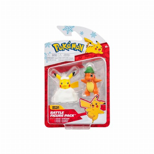 Pokemon - Christmas Pikachu & Charmander Φιγούρες
(6cm)