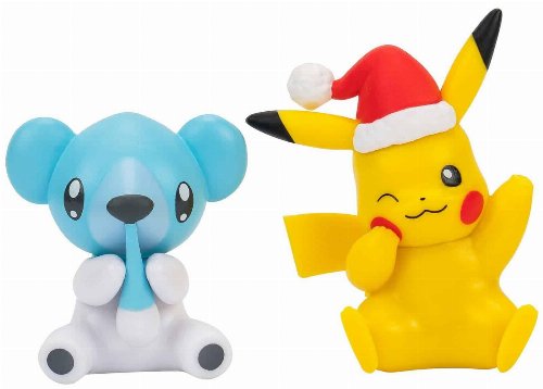 Pokemon - Christmas Pikachu & Cubchoo Φιγούρες
(6cm)