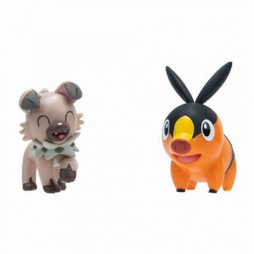 Pokemon - Tepig & Rockruff Φιγούρες
(6cm)