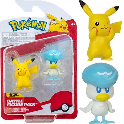 Pokemon - Pikachu & Quaxly Battle Pack
(6cm)