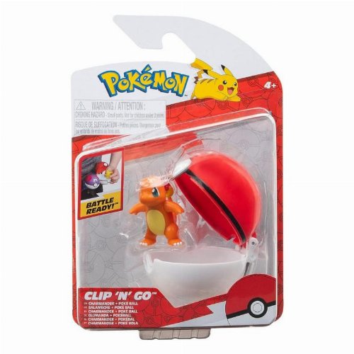 Pokemon Clip 'N' Go - Poke Ball with Charmander
Battle Figure (5cm)