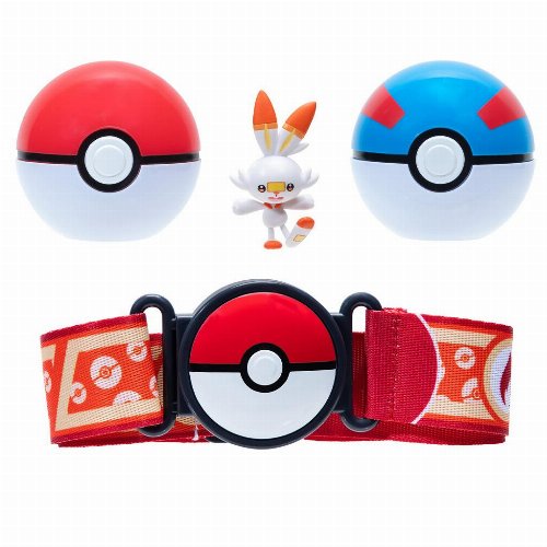 Pokemon Clip 'N' Go - Poke Balls & Belt with
Scrobunny Φιγούρα (5cm)