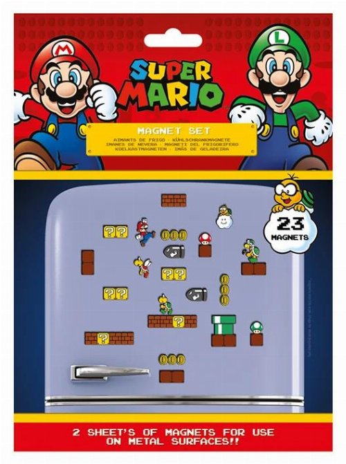 Super Mario - Mushroom Kingdom Magnet
Set