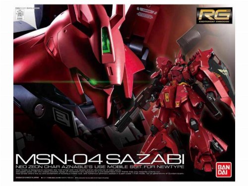 Mobile Suit Gundam - Real Grade Gunpla: MSN-04 Sazabi
(Char's CounterattacK) 1/144 Σετ Μοντελισμού