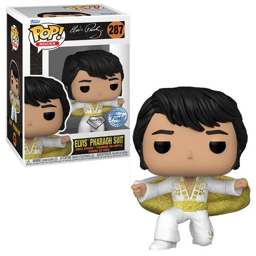 Φιγούρα Funko POP! Music: Rocks - Elvis Presley
Pharaoh Suit (Diamond Collection) #287 (Amazon
Exclusive)