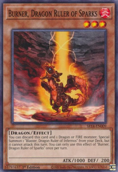 Burner, Dragon Ruler of Sparks