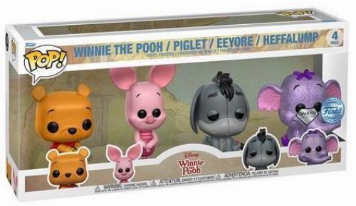 Figures Funko POP! Disney - Winnie the Pooh,
Piglet, Eeyore, Heffalump 4-Pack (Exclusive)