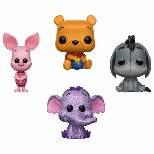 Figures Funko POP! Disney - Winnie the Pooh,
Piglet, Eeyore, Heffalump 4-Pack (Exclusive)