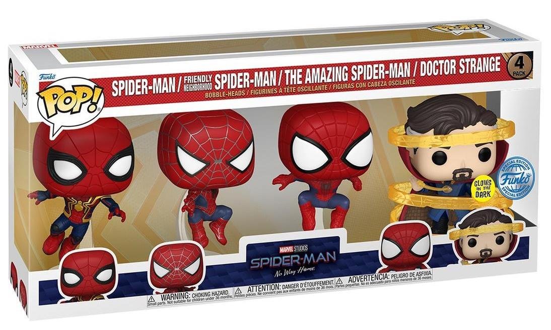 Figurine Patriotic Age Spider Man With Case Protector / Marvel Avengers /  Funko Pop Marvel 35 / Exclusive Spécial Edition