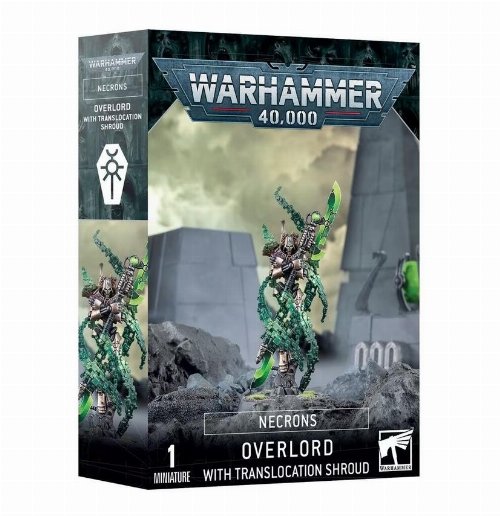 Warhammer 40000 - Necrons: Overlord with
Translocation Shroud