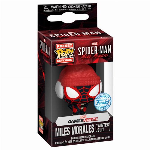 Funko Pocket POP! Μπρελόκ Spider-Man - Miles Morales
(Winter Suit) Φιγούρα (Exclusive)