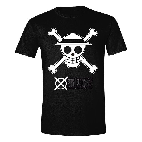 One Piece - Skull Black & White T-Shirt