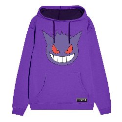 Pokemon - Gengar Face Purple Φούτερ Hoodie
(M)