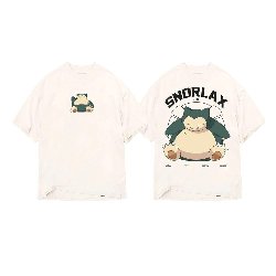 Pokemon - Snorlax Front & Back T-Shirt
(L)