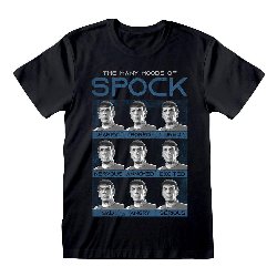 Star Trek - Many Mood of Spock Back T-Shirt
(XL)