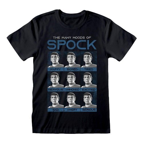 Star Trek - Many Mood of Spock Back T-Shirt
(L)