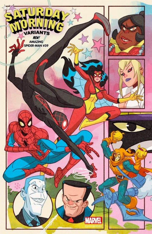 The Amazing Spider-Man #39 Galloway Saturday
Morning Connecting Variant Cover
