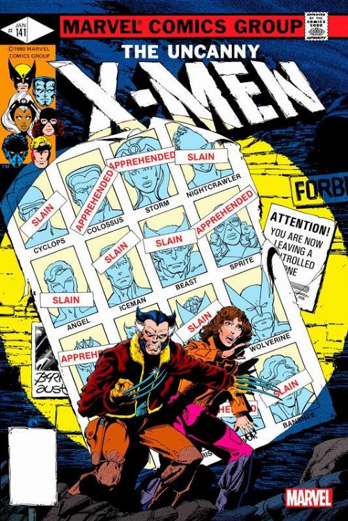 Τεύχος Κόμικ The Uncanny X-Men #141 Facsimile
Edition