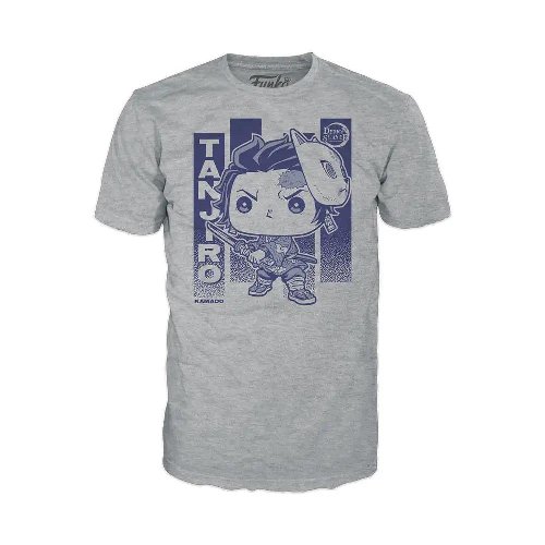 Funko Boxed Tee: Demon Slayer: Kimetsu no Yaiba -
Tanjiro with Wisteria T-shirt (L)