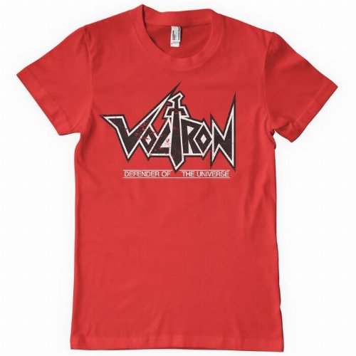 Voltron - Washed Logo Red T-Shirt (L)