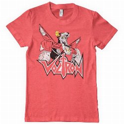 Voltron - Retro Logo Red Heather T-Shirt
(S)