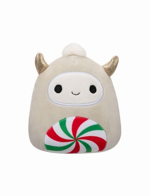 Squishmallows - Christmas: White Yeti with
Peppermint Swirl Belly Plush (13cm)