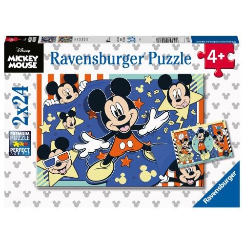 Puzzle 2x24 - Mickey Mouse