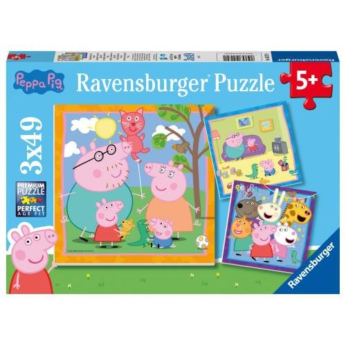 Puzzle 3x49 - Peppa Pig